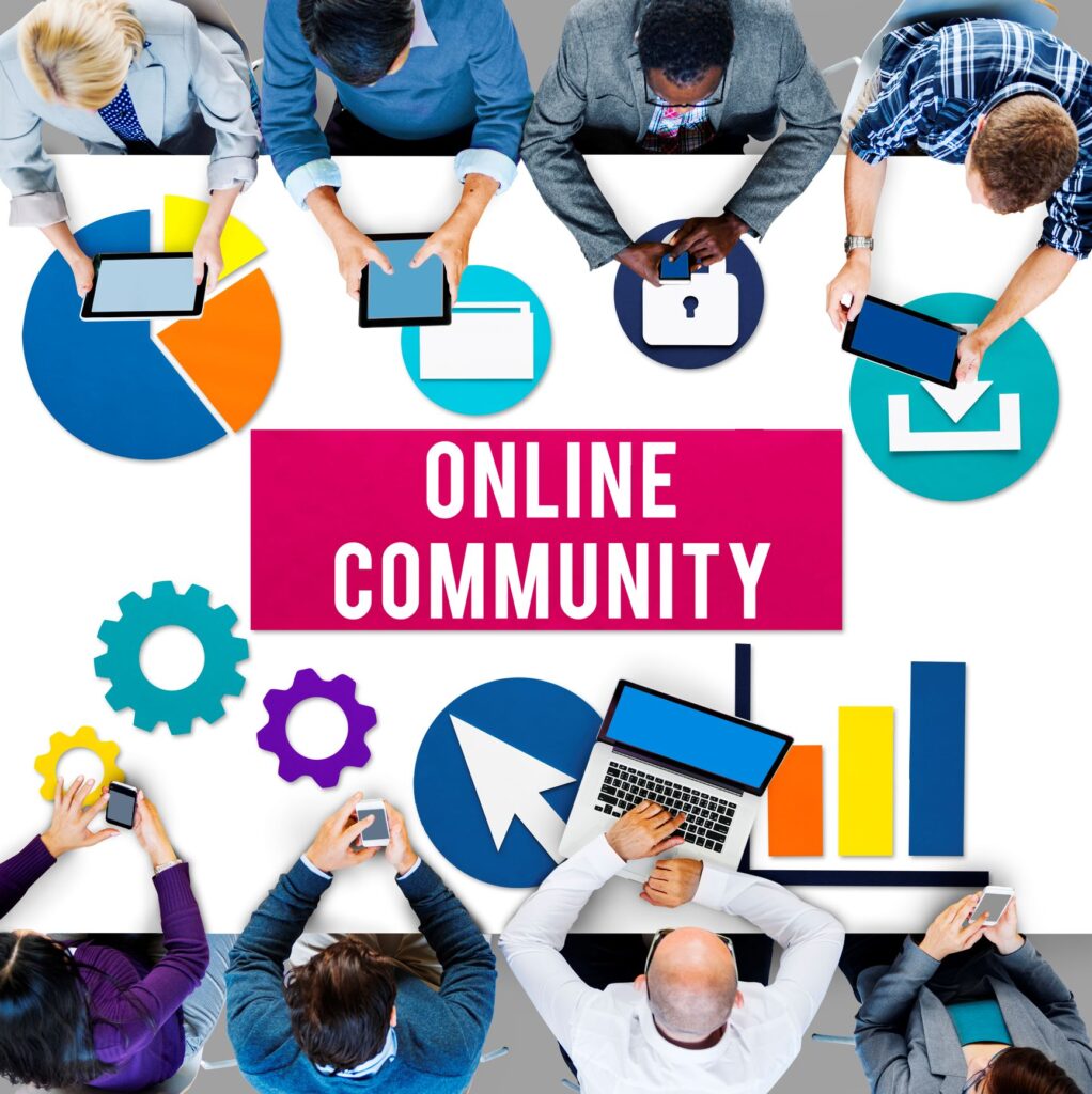 online community and work from home